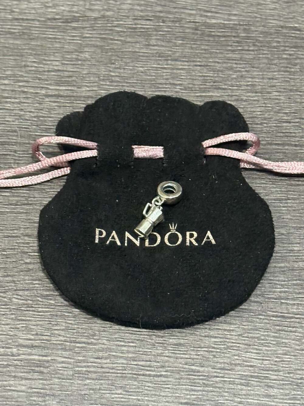 Pandora Sterling Silver Coffee Espresso Moka Pot Dangle Charm - Picture 2 of 2